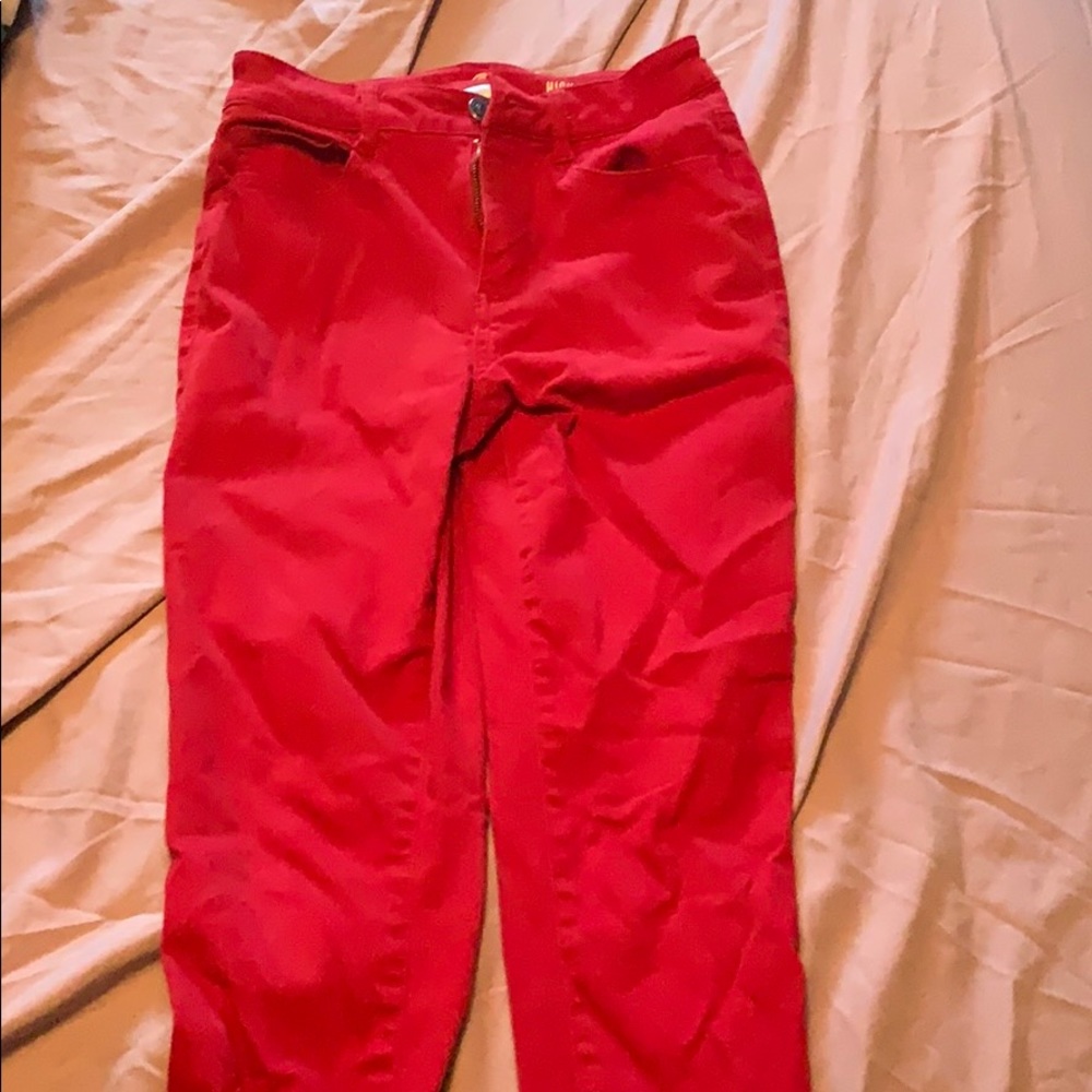 Red Skinny Jeans